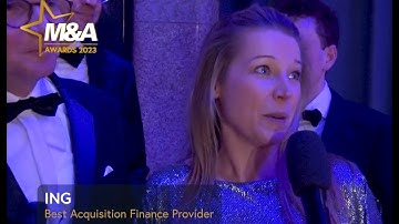 Winnaar M&A Award Best Acquisition Finance Provider 2023