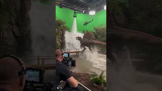 Filming a Dinosaur Escape Through a Jungle Waterfall 🦖🌊🎬