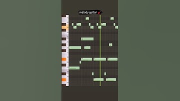 how to make guitar melody in fl studio #reels #producer #beat #guitar #piano #flstudio #video #reels