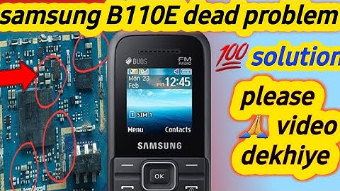 samsung B110E dead solution !samsung b110e no sort dead solution