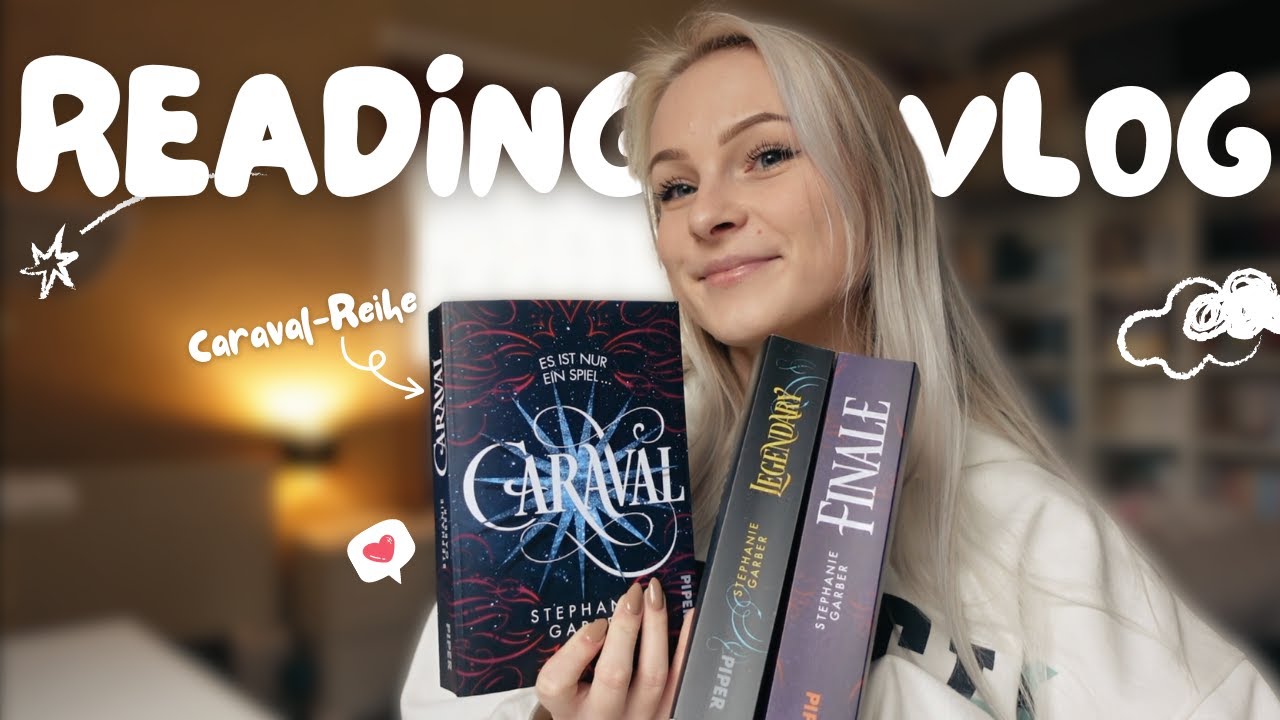 ich lese die komplette Caraval-Reihe! 🧸📖 | reading vlog | Lesevlog