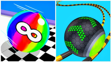 Ball Run Infinity vs Going Balls - ASMR Gameplay (Max Level, New Update) Mobile Games 