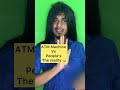 Atm machine vs people  the reality  yukesh yukeshgroups trendingshorts trend atm shorts