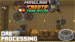 Surviving With Create 0.3.1 :: E04 - Crushing Wheels & Ore Processing