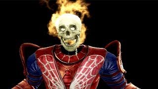 Spiderman vs Wolverine Mortal kombat 9 Fatalities