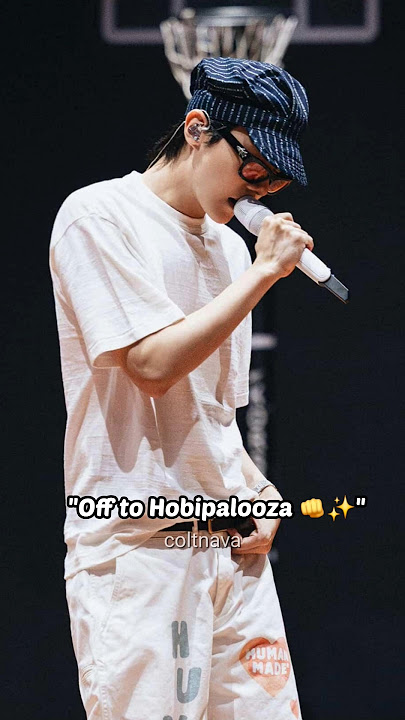 Hobi gets ready for Hobipalooza 2025 #bts #jhope #hobi #jhope_killinitgirl #lollapalooza