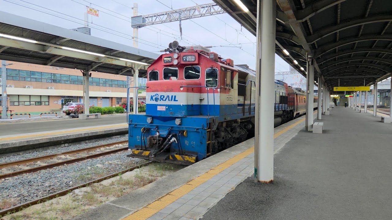 [FHD60FPS] 경전선 무궁화호 1951 부전 - 목포 전구간 주행영상 / 慶全線 ムグンファ号 1951 釜田 -木浦 側面展望