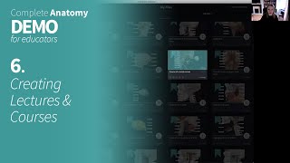 Creating Lectures & Courses (Complete Anatomy - Demo for Educators)