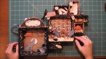 G45 Steampunk Spells Configuration Box - Mixed Media