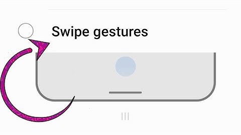 Gesture Navigation Set Samsung galaxy A53, use gesture navigation