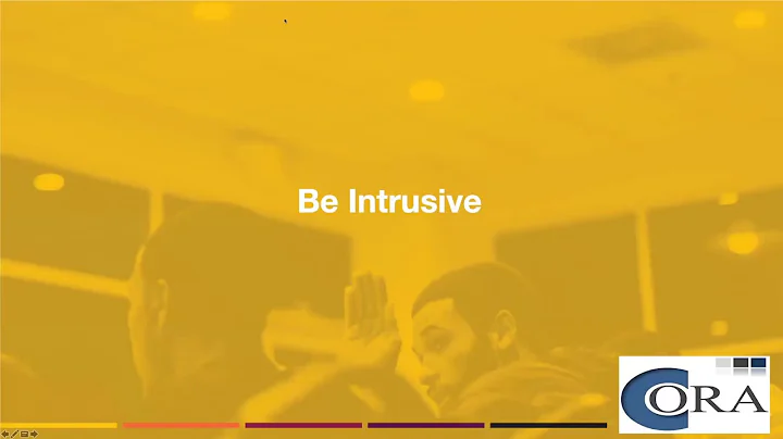 CORA on Being Intrusive (1/5)