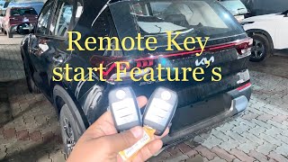 Kia Sonet 2021 Remote Key Start Features