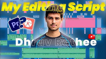 Dhruv Rathee Editing Script 🔥 How To Edit video like @dhruvrathee in kinemaster||