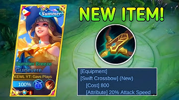NEW ITEM SWIFT CROSSBOW FOR GUINEVERE🔥 ONE SHOT DELETE
