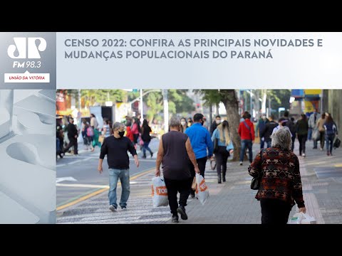CENSO 2022: CONFIRA AS PRINCIPAIS NOVIDADES E MUDANÇAS POPULACIONAIS DO PARANÁ