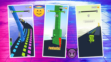 STACK COLORS GAMEPLAY WALKTHROUGH #5 | LEVEL 61-75