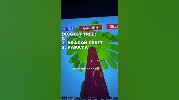 Top 3 Biggest Tree in Grow A Garden #growagarden #roblox #growagardenshorts #shorts