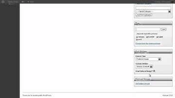 Agility WordPress Theme: Creating a Blog Post
