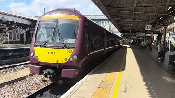 TRAINSPOTTING - East Midlands Railway EMR Class 170 (170513)