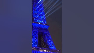 4K video, Eiffel Tower celebrates 130th anniversary (light show)