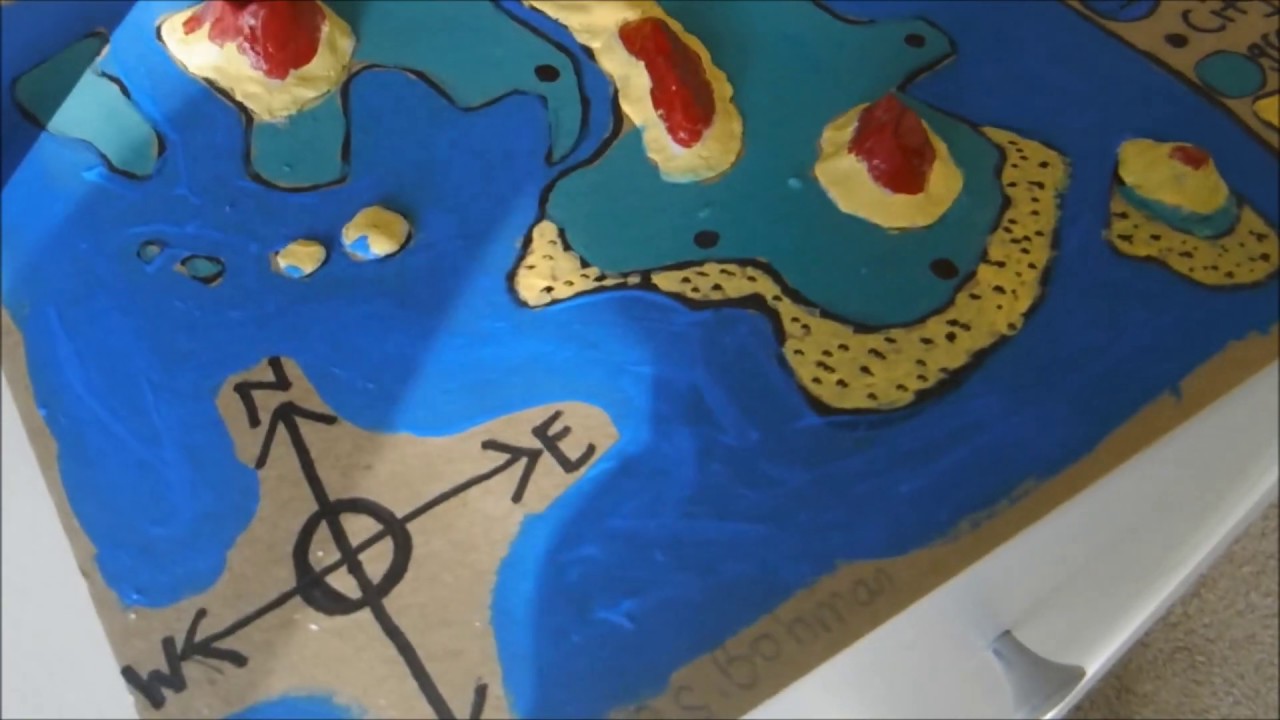 Elementary Salt Dough Map YouTube