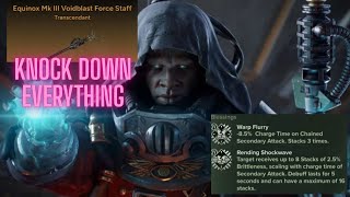 Warhammer 40k Darktide: Psyker Voidblast Staff gameplay (Auric Stolen Rations)