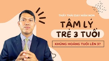 TÂM LÝ TRẺ 3 TUỔI: NGUYÊN NHÂN KHỦNG HOẢNG TUỔI LÊN 3 LÀ GÌ? - THẦY THÁI DẠY MẦM NON