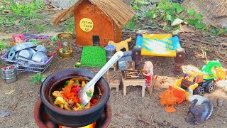 Miniature cooking | Mutton Sukka Home Made | How To Make Mutton Recipe | Petite Food Hub