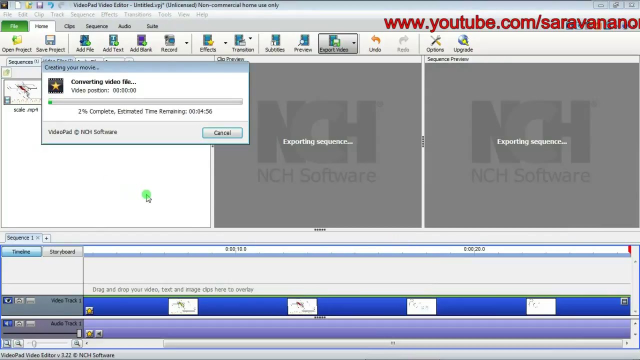 how to change a video clip speed using videopad video editor YouTube