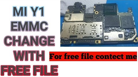 Mi Y1 ugg Emmc change Miui11 full process with file