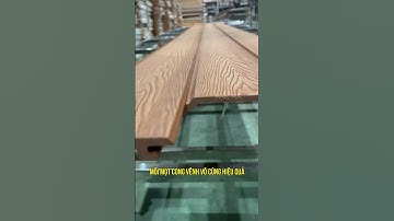 Tấm ốp tường gỗ nhựa ngoài trời vân gỗ 3D |Tấm ốp gỗ nhựa composite | Lê Hạ Haroma