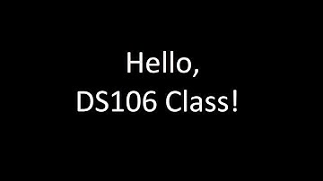 Hello DS106!