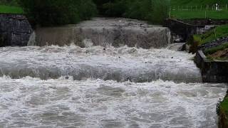 Flutwelle In Der Ilfis Bei Kröschenbrunnen Am 28.05.2017