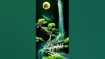 Video Nền Làm YouTube Short - Phông Thác Nước #shorts