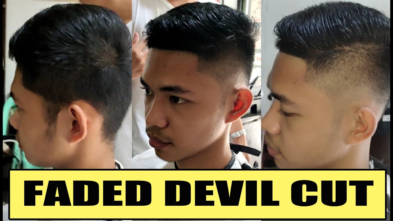 HAIR CUT #2 FADED DEVIL CUT - YouTube