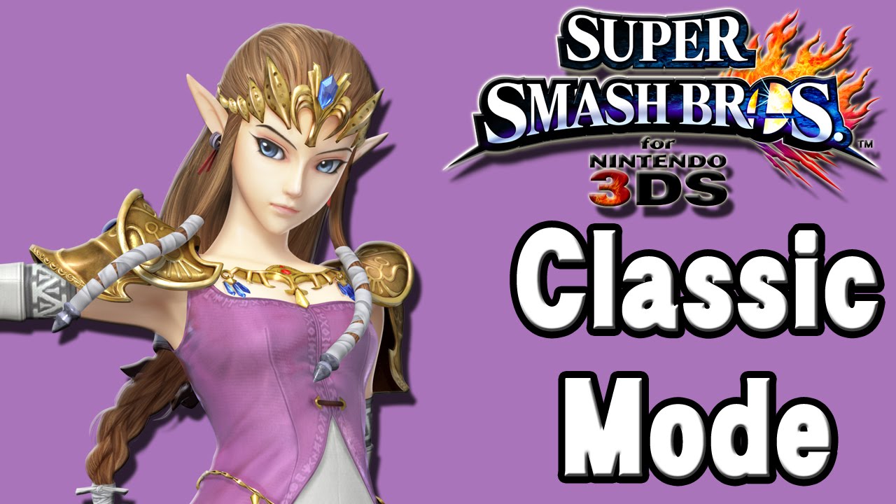 Super Smash Bros. For 3DS (Classic Mode | Zelda)