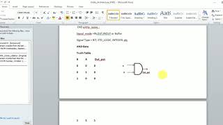 lecture2 | VHDL Entity Architecture basic syntax video 2