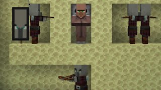 Minecraft Manhunt but 1 Villager vs 4 Hunters FINALE