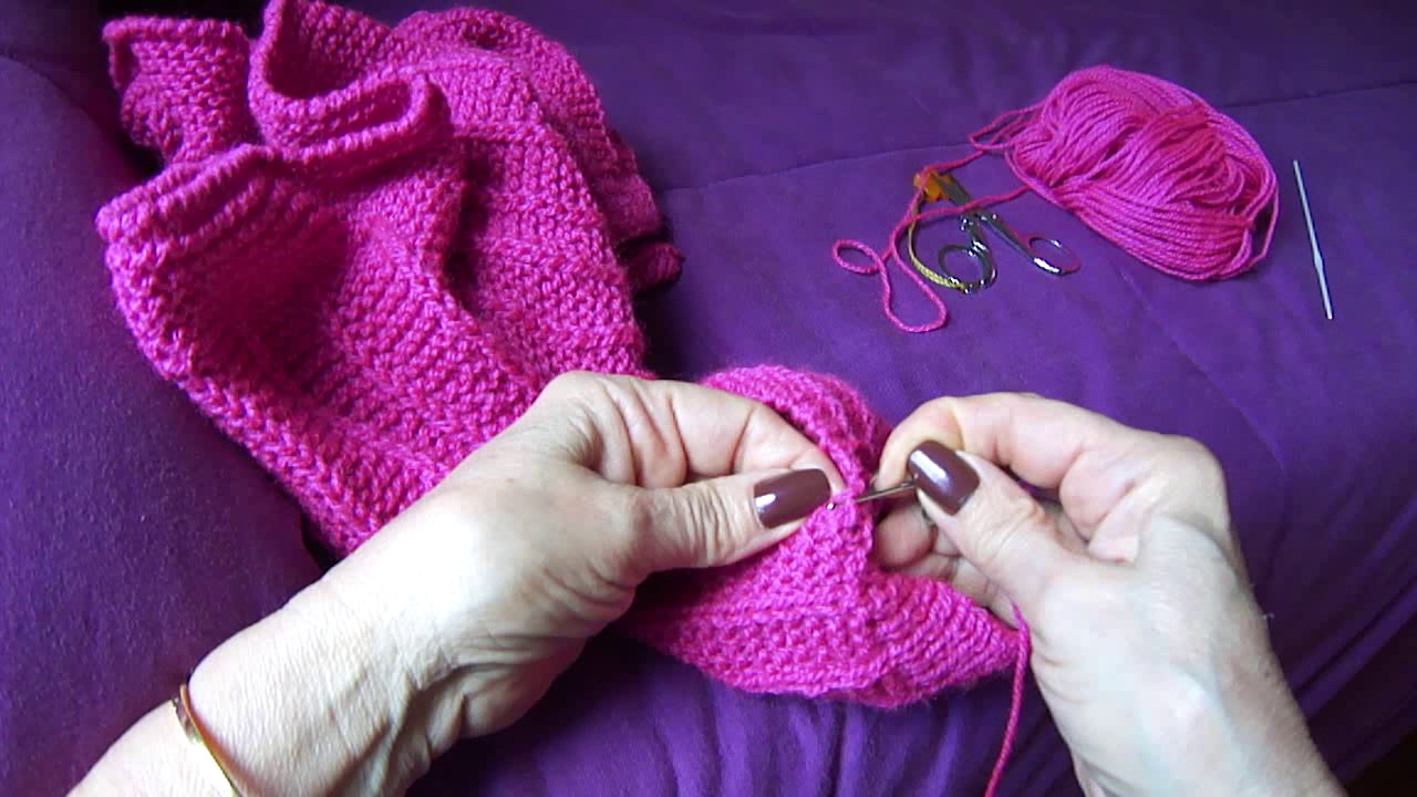 Casaquinho de bebê em tricô Parte 4