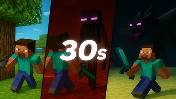How To Beat Minecraft In 30 Seconds!