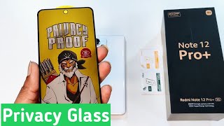 Redmi Note 12 Pro +Privacy Glass | Best Tempered Glass