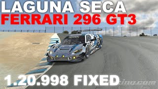 iRacing Ferrari 296 GT3 Laguna Seca (FIXED) | Track Guide + Hotlap