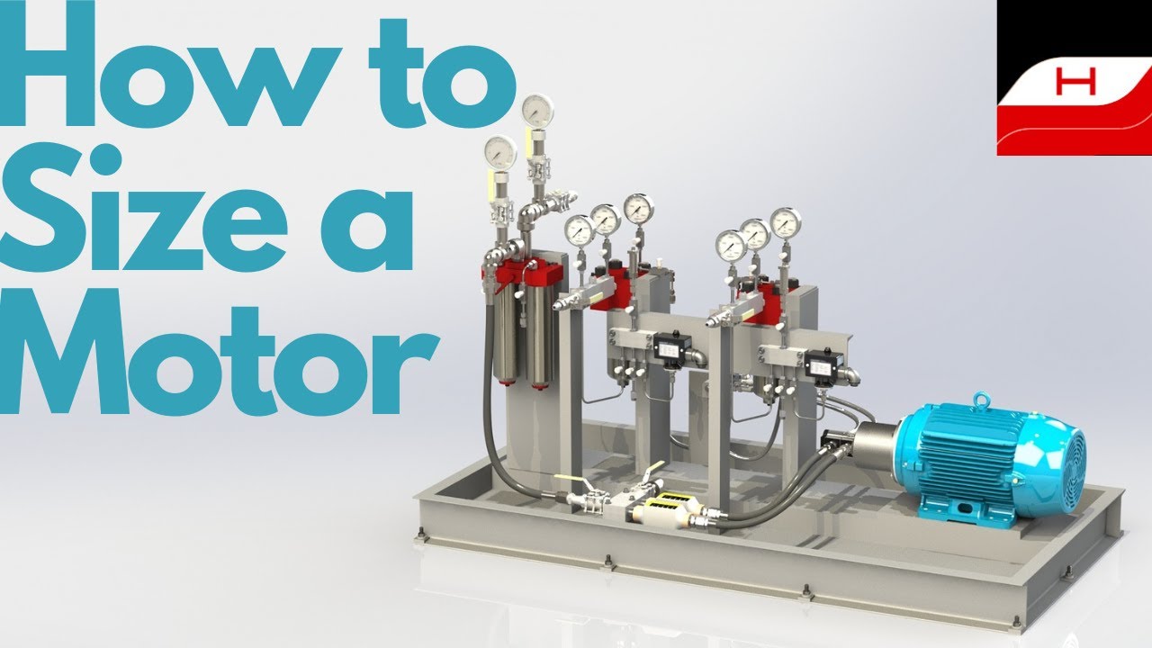 How to Size a Motor for a Hydraulic Pump Drive YouTube