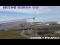 BRITISH AIRWAYS 🇬🇧 LONDON → STOCKHOLM A319