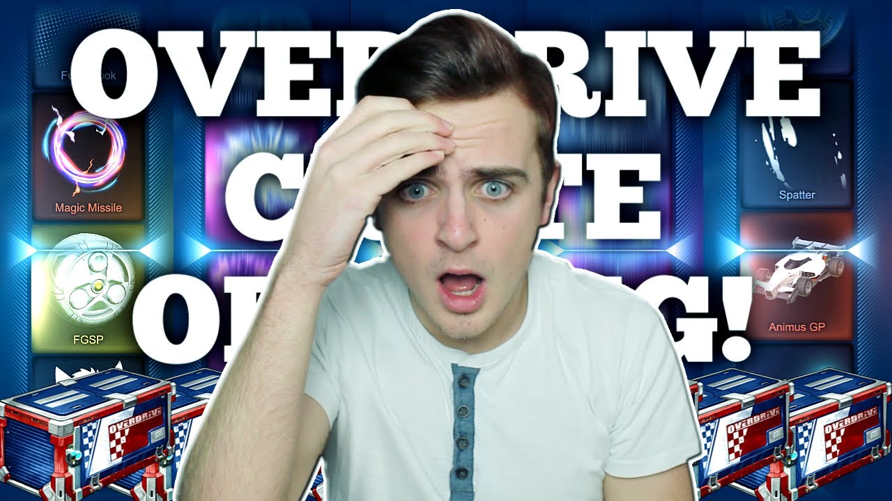 HUGE 20 NEW OVERDRIVE ROCKET LEAGUE CRATE OPENING | MORE PAINTED FIDGET SPINNER WHEELS!