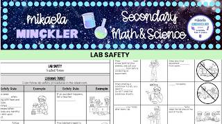 Lab Safety Guided Notes Lesson | 6th Grade Science TEKS SCI 6.1C, 7.1C, & 8.1C