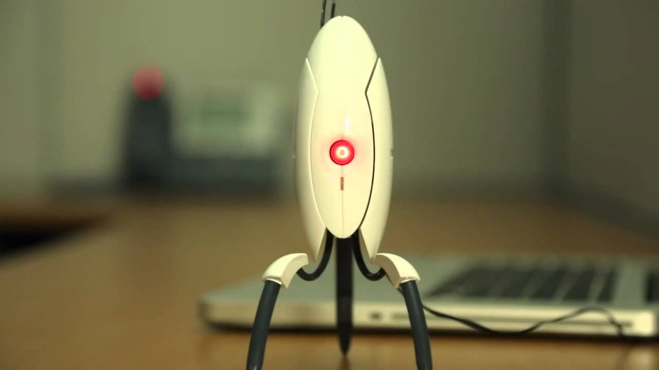 Portal 2 Sentry Turret Usb Desk Defender From Thinkgeek Youtube