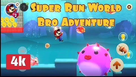 Super Run World: Bro Adventure | Gameplay | 4K | @JoystickParadise7878 #gaming #gameplay #mario