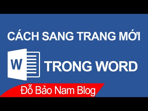 Video: Cách Mở Trang Mới