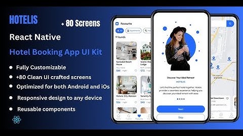 Hotelis - Hotel Booking React Native App Ui Kit